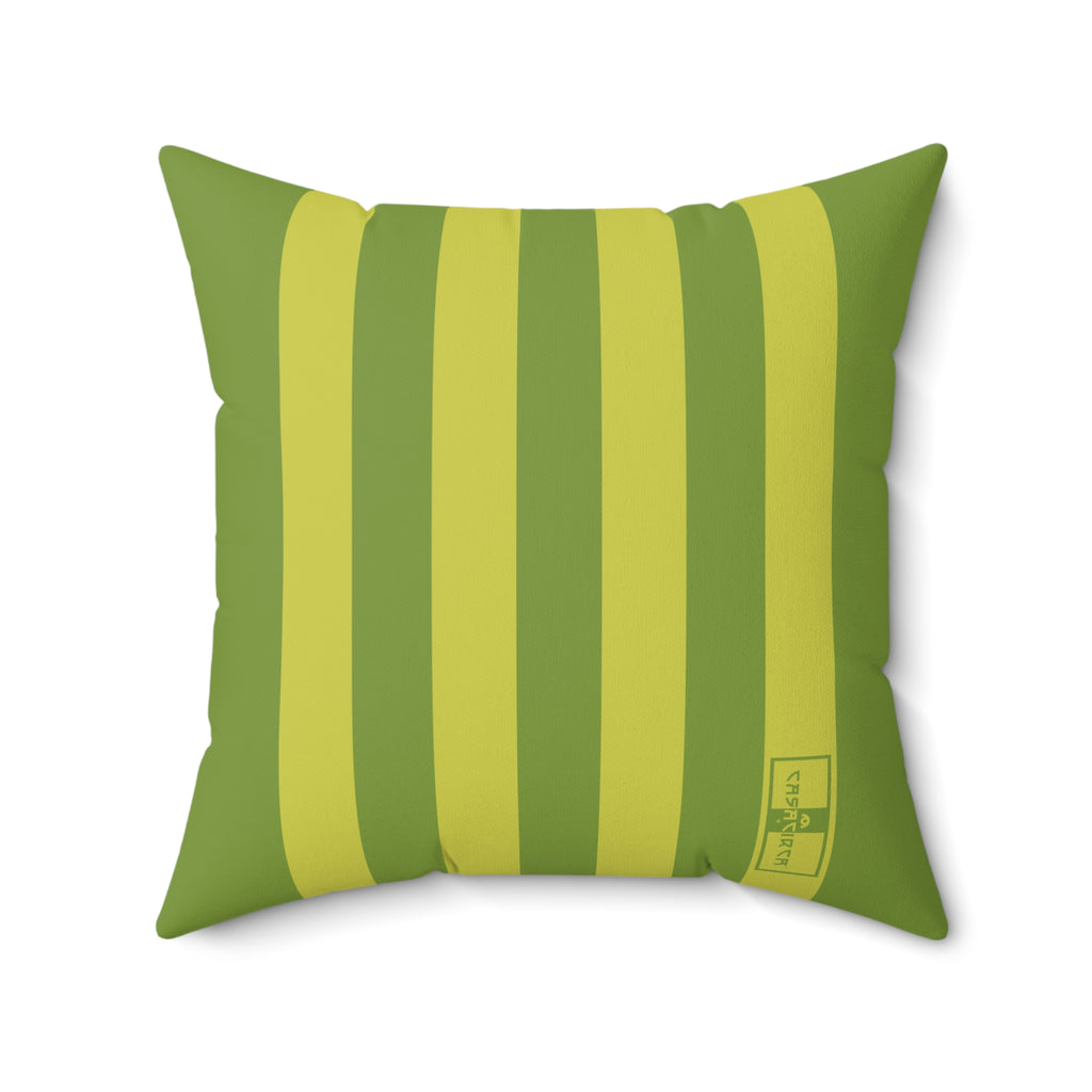 CASACIRCA | RACER PILLOW | WIMBLEDON GREENS 2 | Stylish Faux Suede Pillow - Home Decor, Cozy Living Room, Gift Idea, Nautical Theme, Interior Design Accents