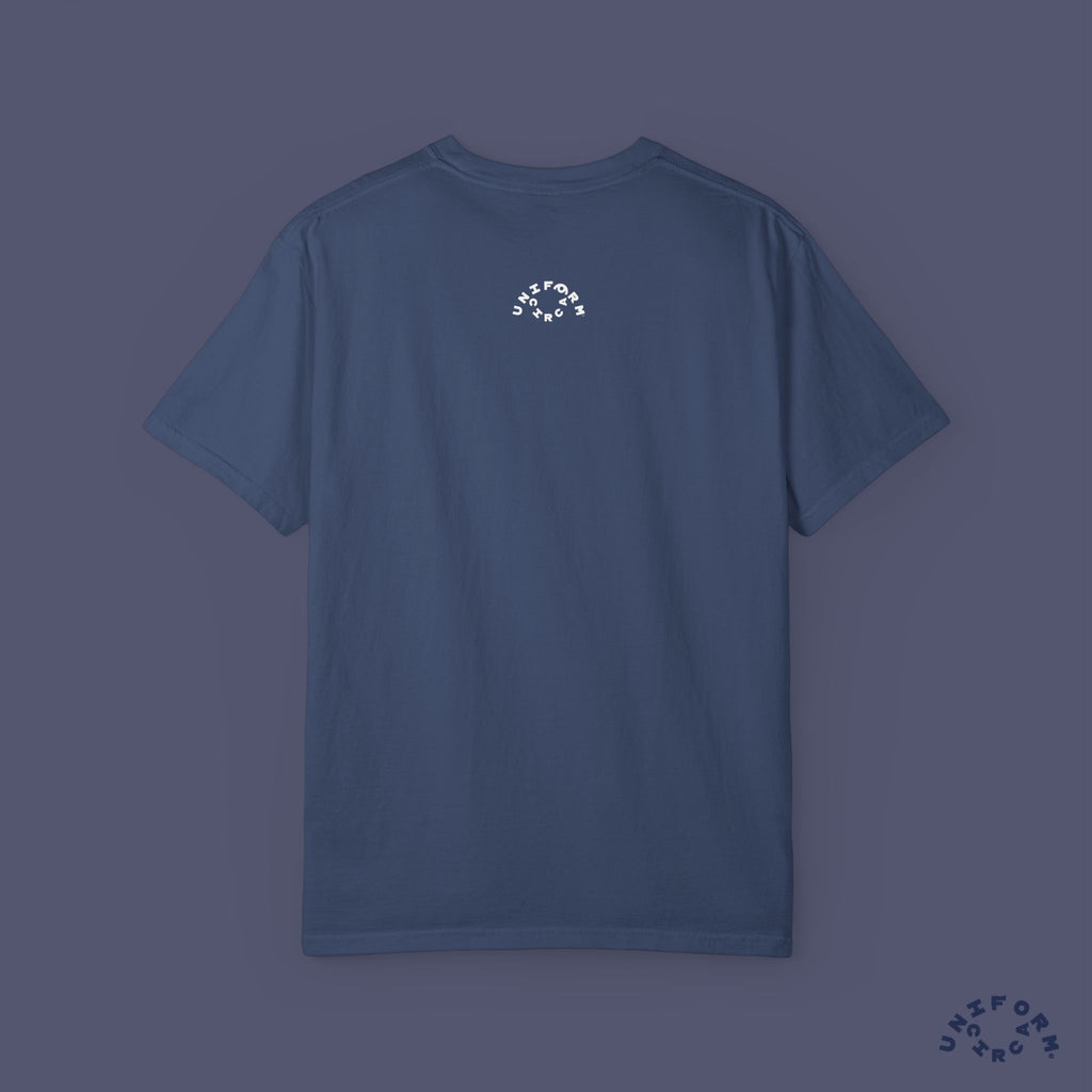 CALIFORNIA SCRIPT CREWNECK T-SHIRT | Printed