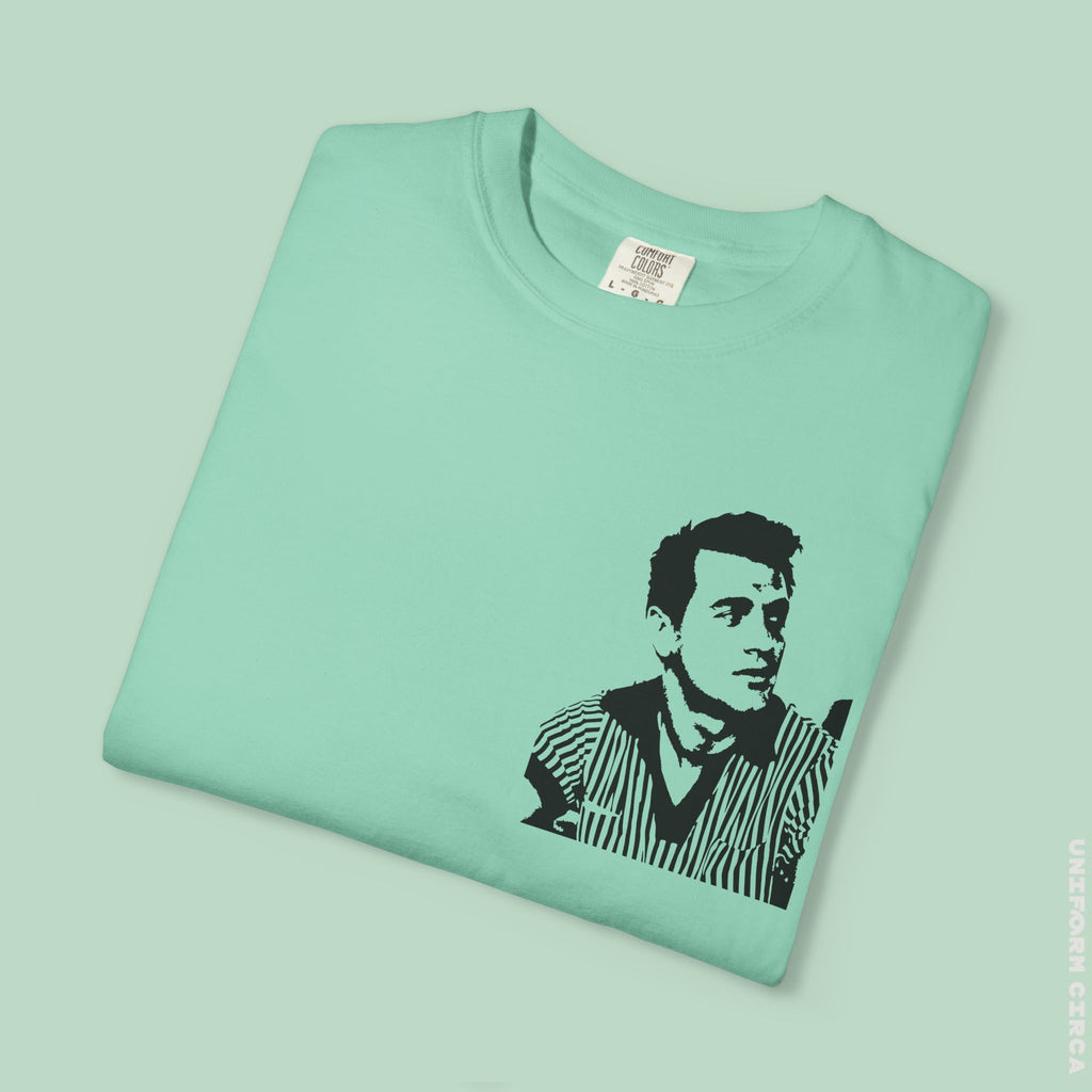 ROCK | CREWNECK T-SHIRT | PRINTED | Retro-Inspired Unisex Garment-Dyed T-Shirt with Iconic Design