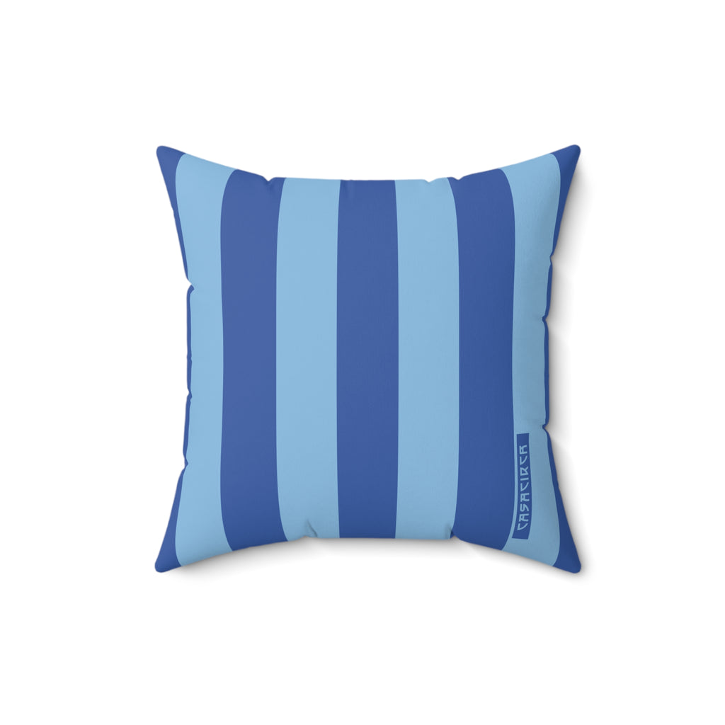 CASACIRCA | REVERSO PILLOW | TURQUOISE/BLUE/GOLDENROD | Stylish Faux Suede Pillow - Home Decor, Cozy Living Room, Gift Idea, Nautical Theme, Interior Design Accents