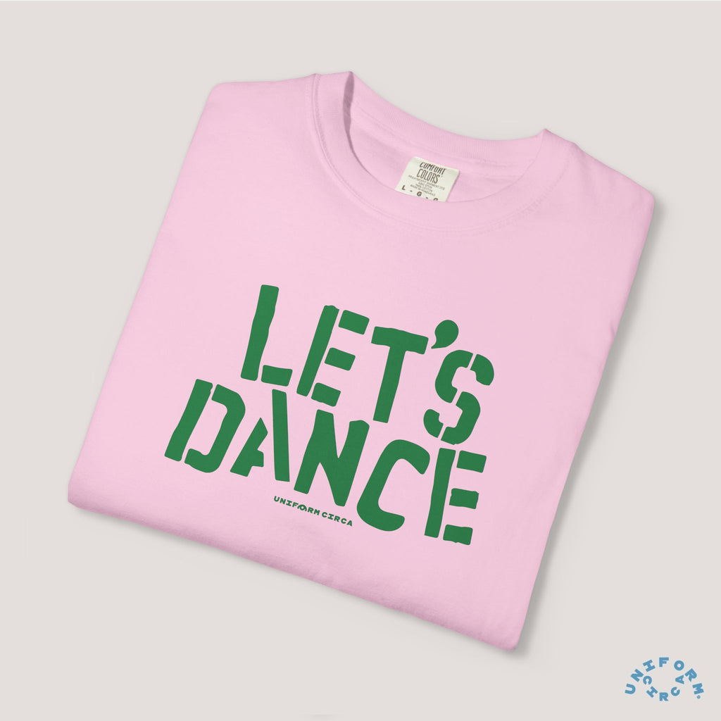LET'S DANCE REVISITED CREWNECK T-SHIRT | PRINTED GREEN