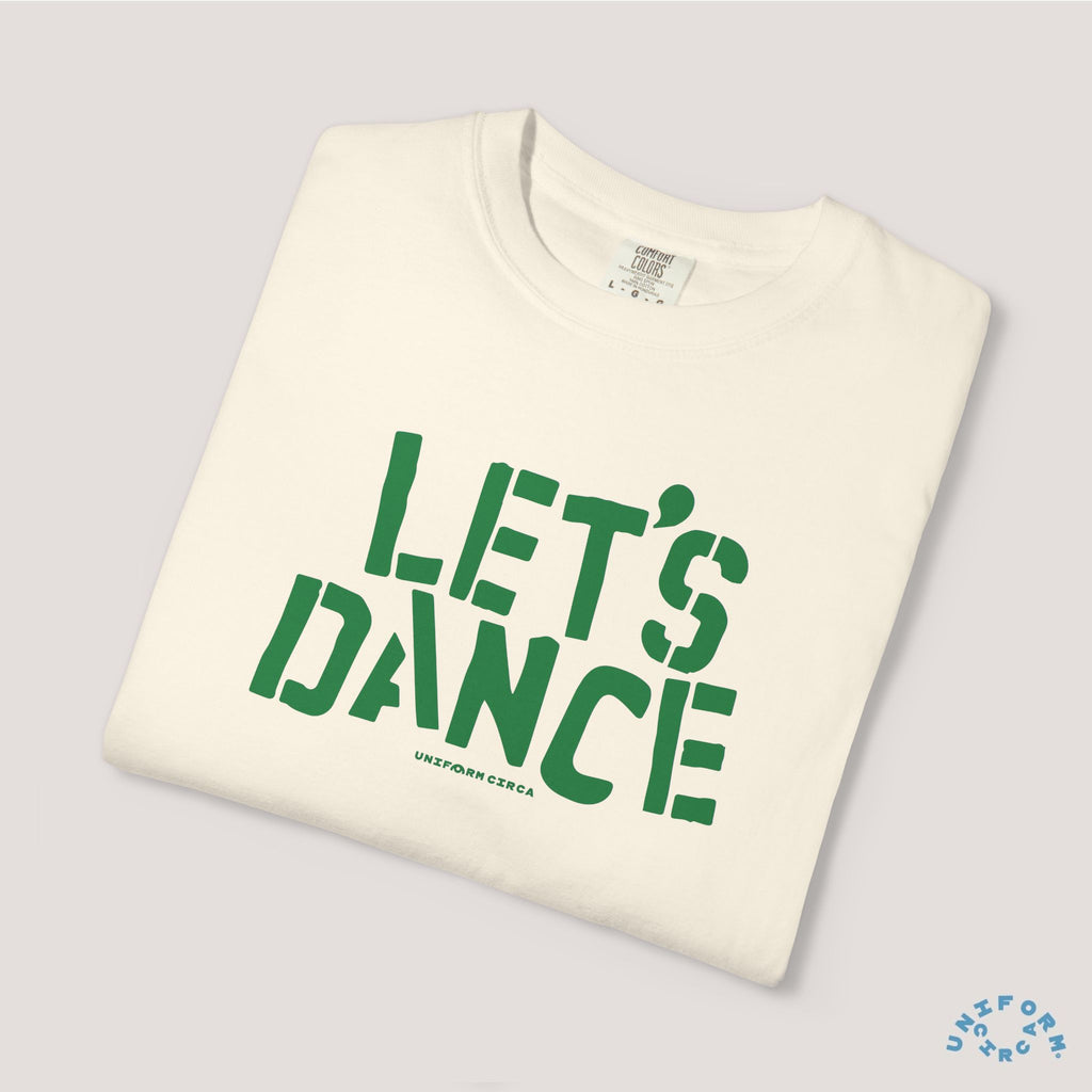 LET'S DANCE REVISITED CREWNECK T-SHIRT | PRINTED GREEN