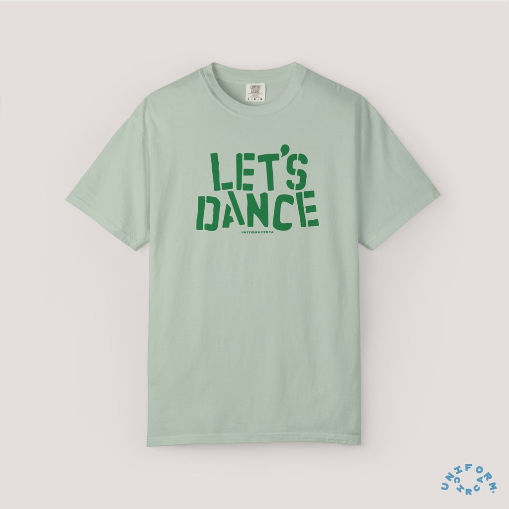 LET'S DANCE REVISITED CREWNECK T-SHIRT | PRINTED GREEN