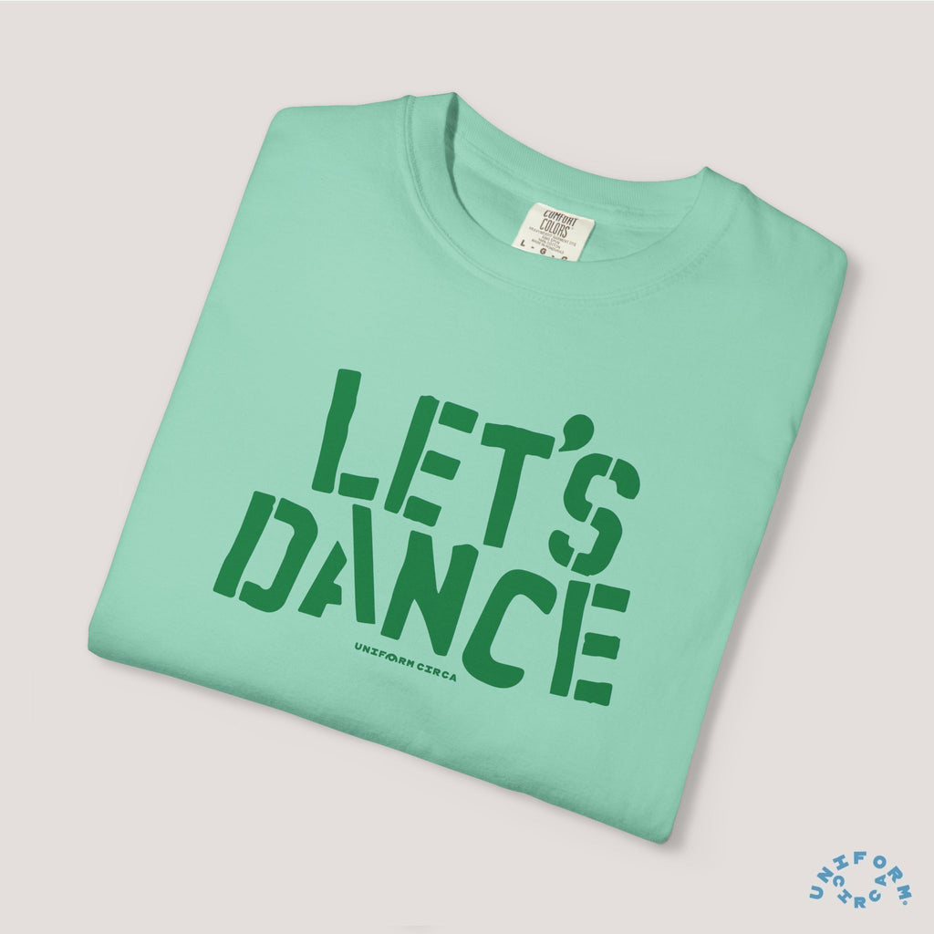 LET'S DANCE REVISITED CREWNECK T-SHIRT | PRINTED GREEN