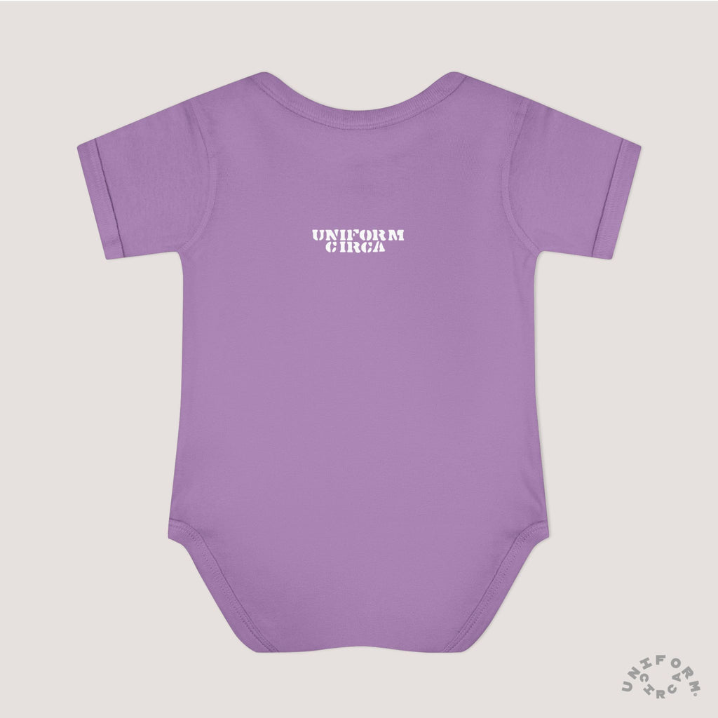 FUNNY BUNNY - Infant Baby Rib Bodysuit - Adorable Bunny-Like Graphic | Multiple Colors