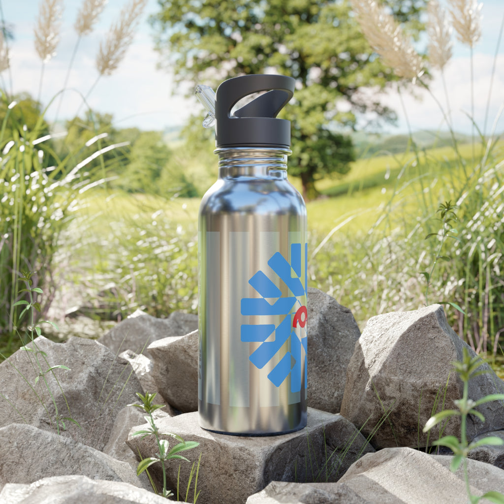 UNIFORM ICE BURST | BPA FREE, Eco-Friendly 20oz Stainless Steel Water Bottle with Straw