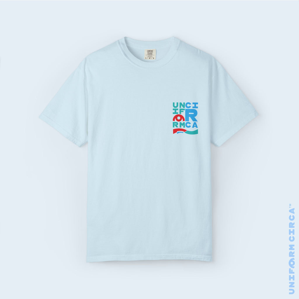 C BLOCK | CREWNECK T-SHIRT | Printed Unisex Garment-Dyed Graphic Tee