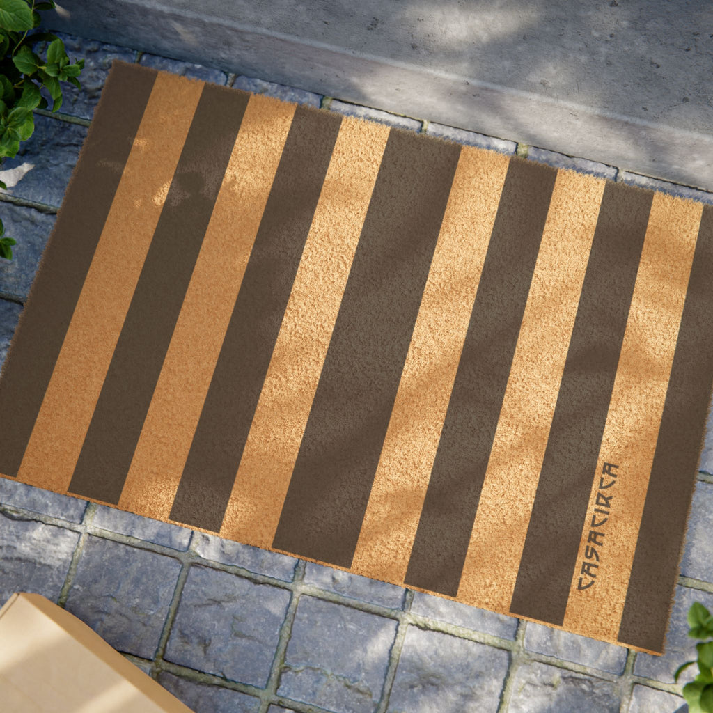 CASACIRCA ENTRYWAY | SISAL/CHOCOLATE | Stylish Doormat, Entryway Rug, Modern Home Decor, Indoor Outdoor Mat, Gift for New Homeowners, Housewarming Decor