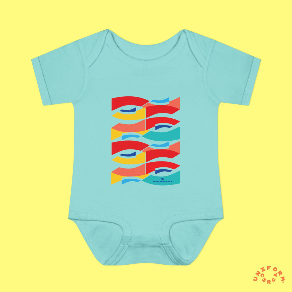 Wavey Kidsplay | Infant Baby Rib Bodysuit | Multiple Colors