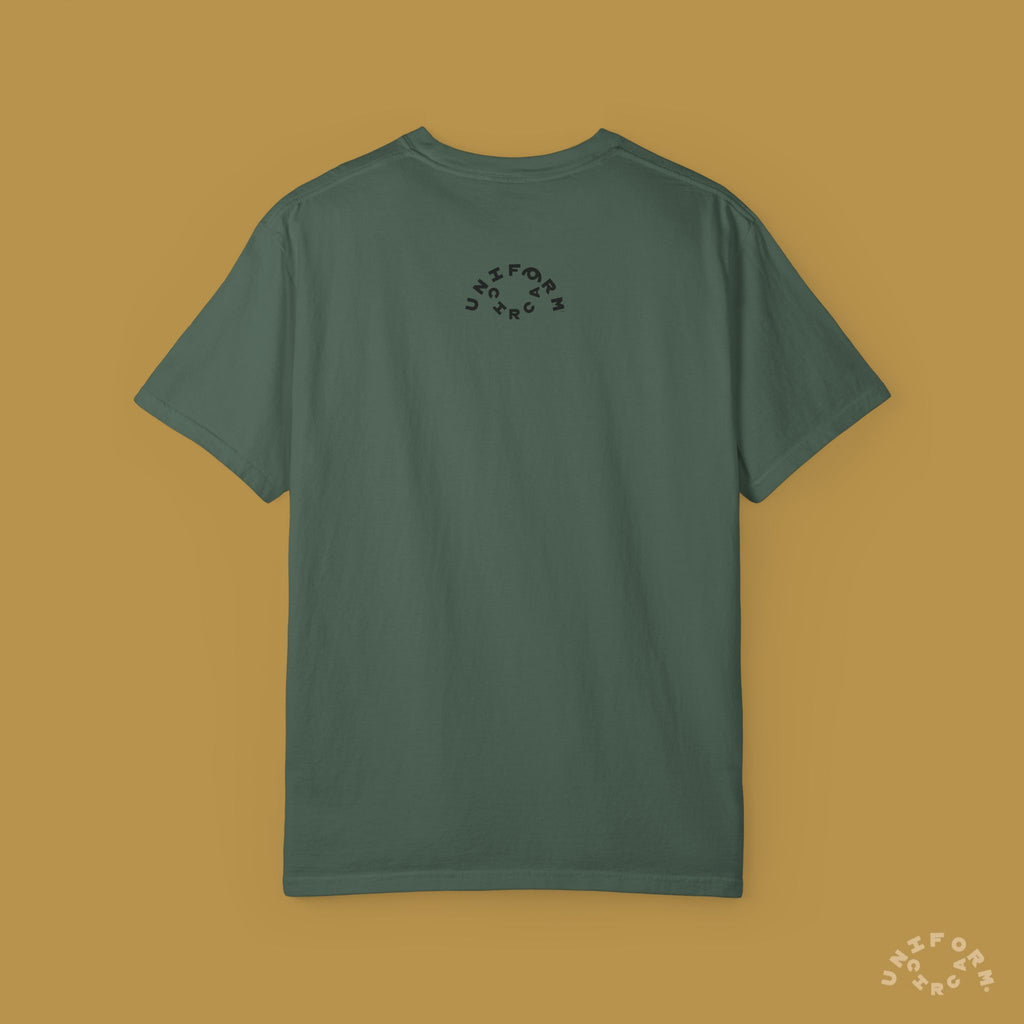 OYSTER LOGO CREWNECK T- SHIRT | Printed Black