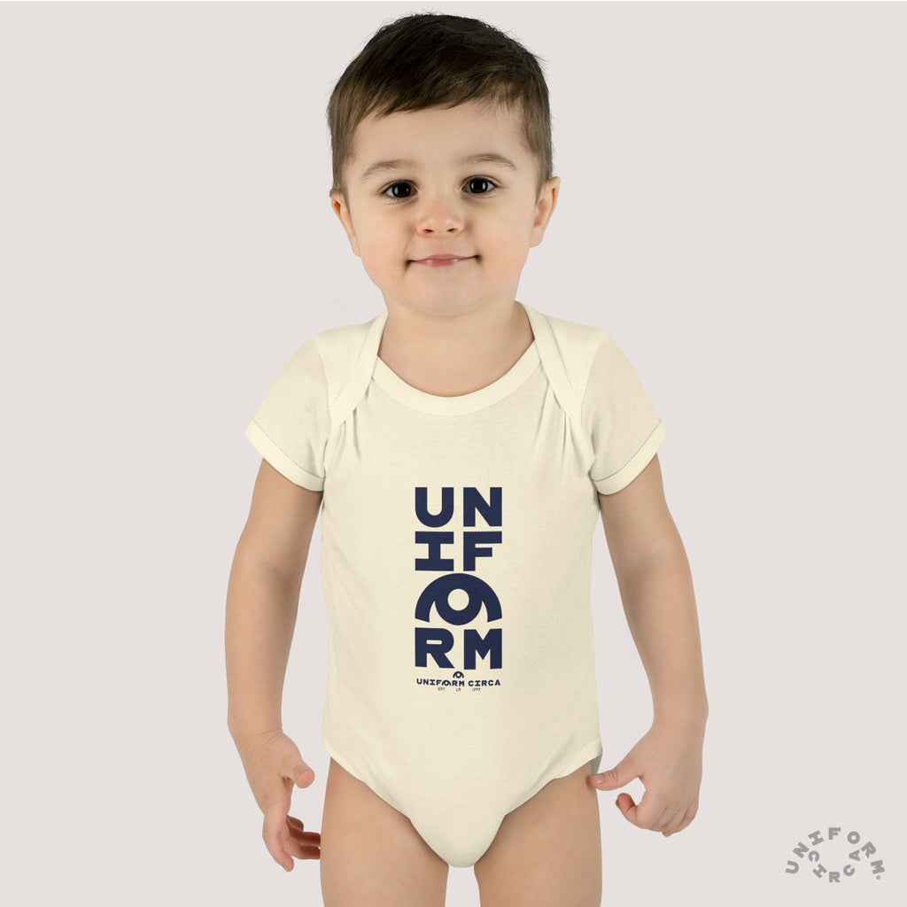 UNIFORM STACK | Infant Baby Rib Bodysuit | Multiple Colors