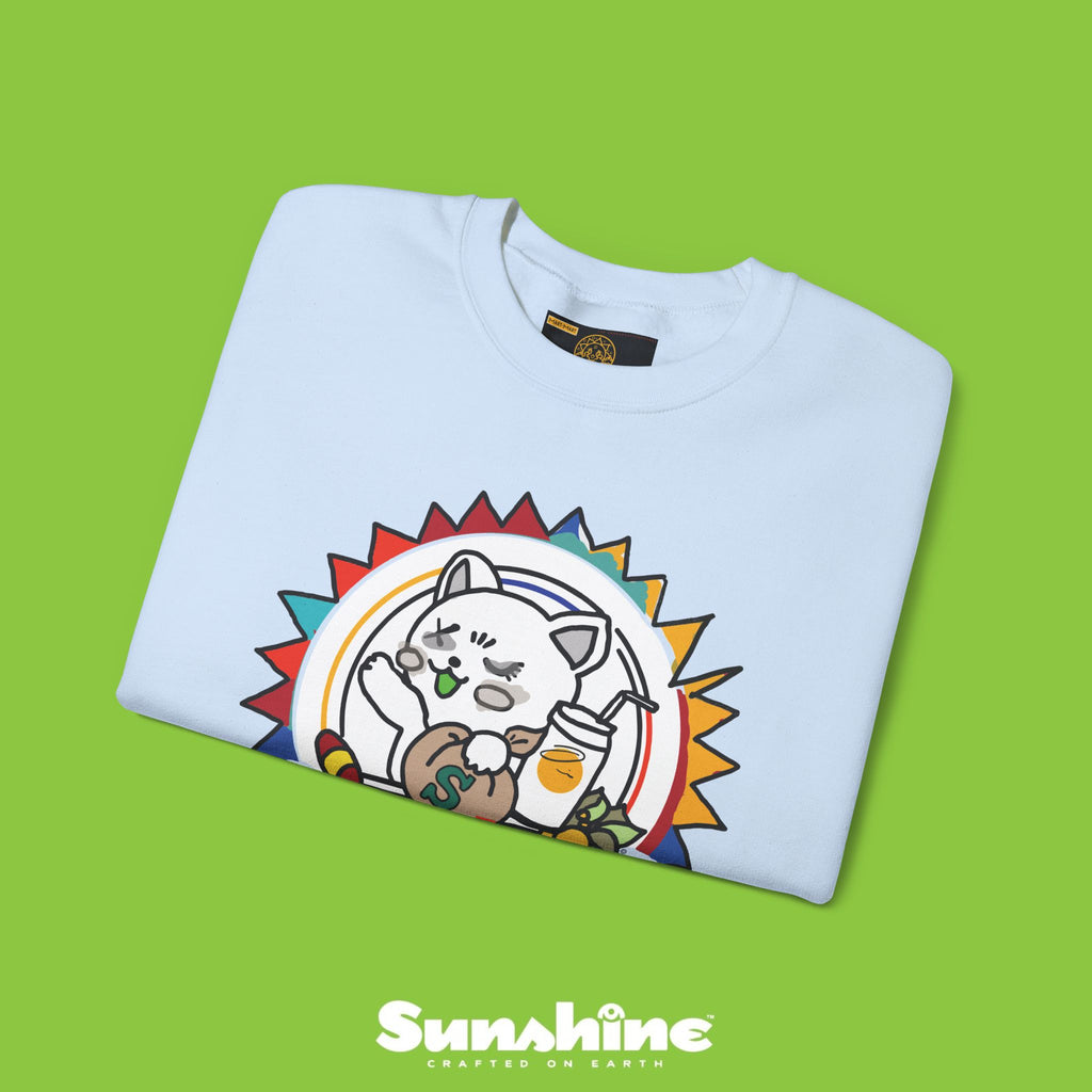 Sunshine | "Top Cat" | Crewneck Sweatshirt | Printed