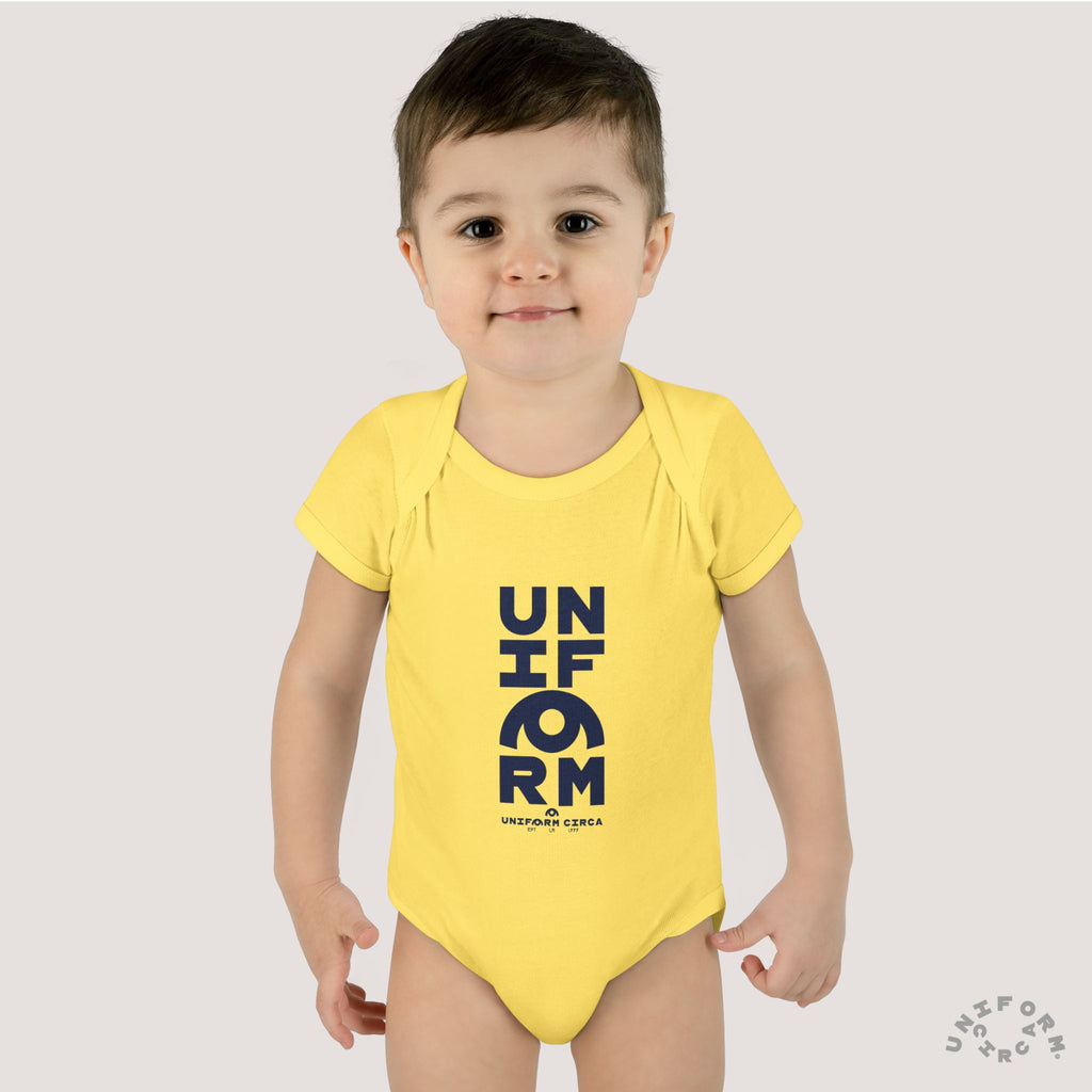 UNIFORM STACK | Infant Baby Rib Bodysuit | Multiple Colors