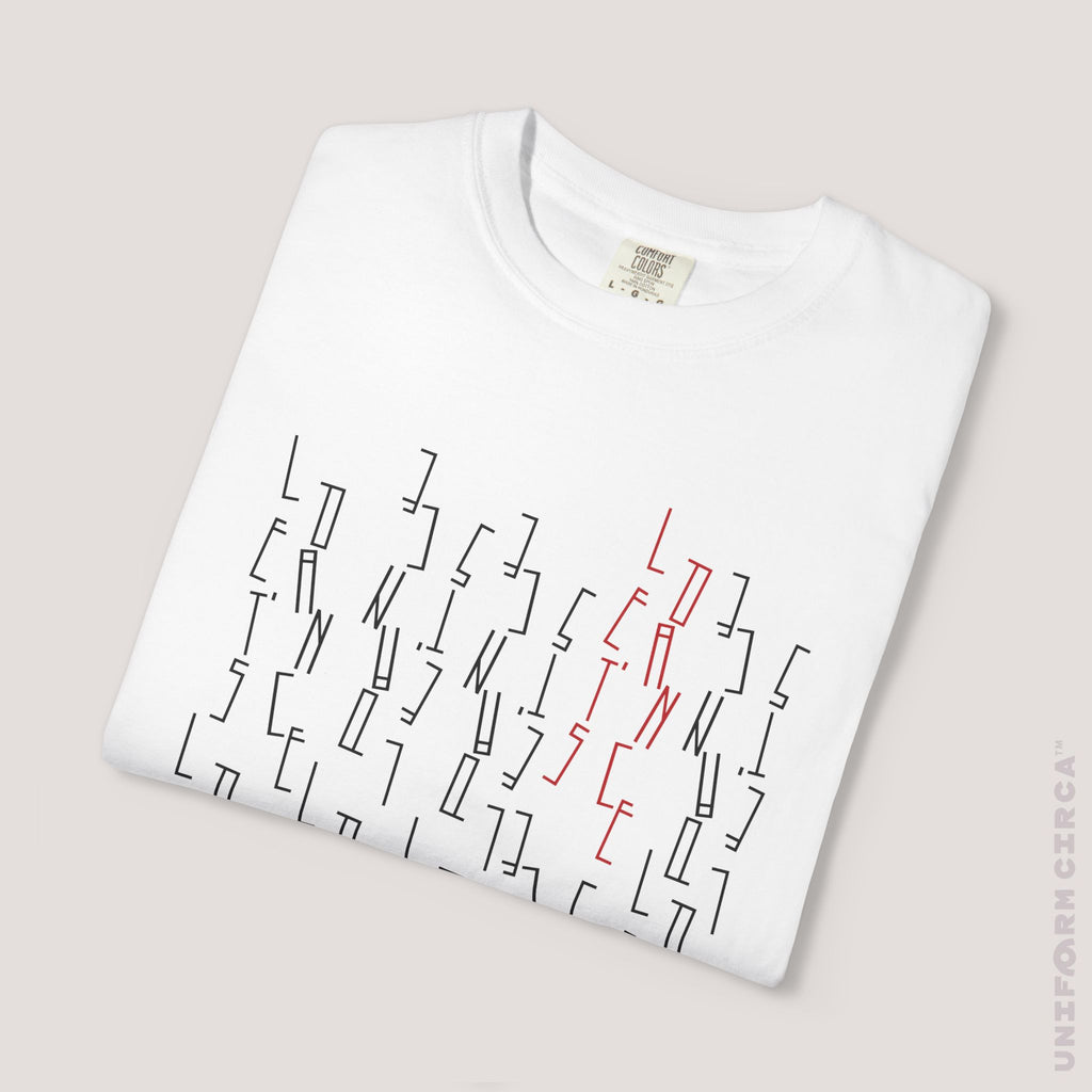 LET'S DANCE '25 (B) | CREWNECK T-SHIRT | Printed Black/Red