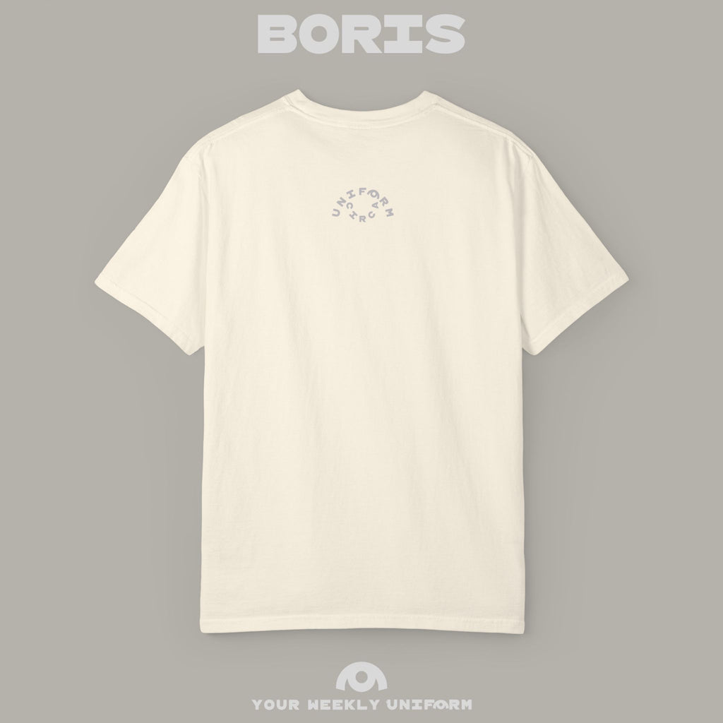 BORIS FRIDAY | CREWNECK T-SHIRT | PRINTED BLACK
