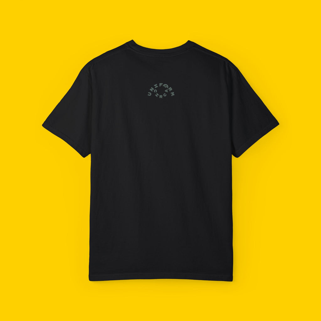 UNIFORM STACKED 1 CREWNECK T-SHIRT | Printed