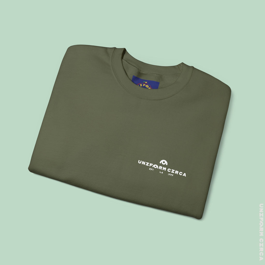 OYSTER ALL WORDMARK | CREWNECK T-SHIRT | Printed White