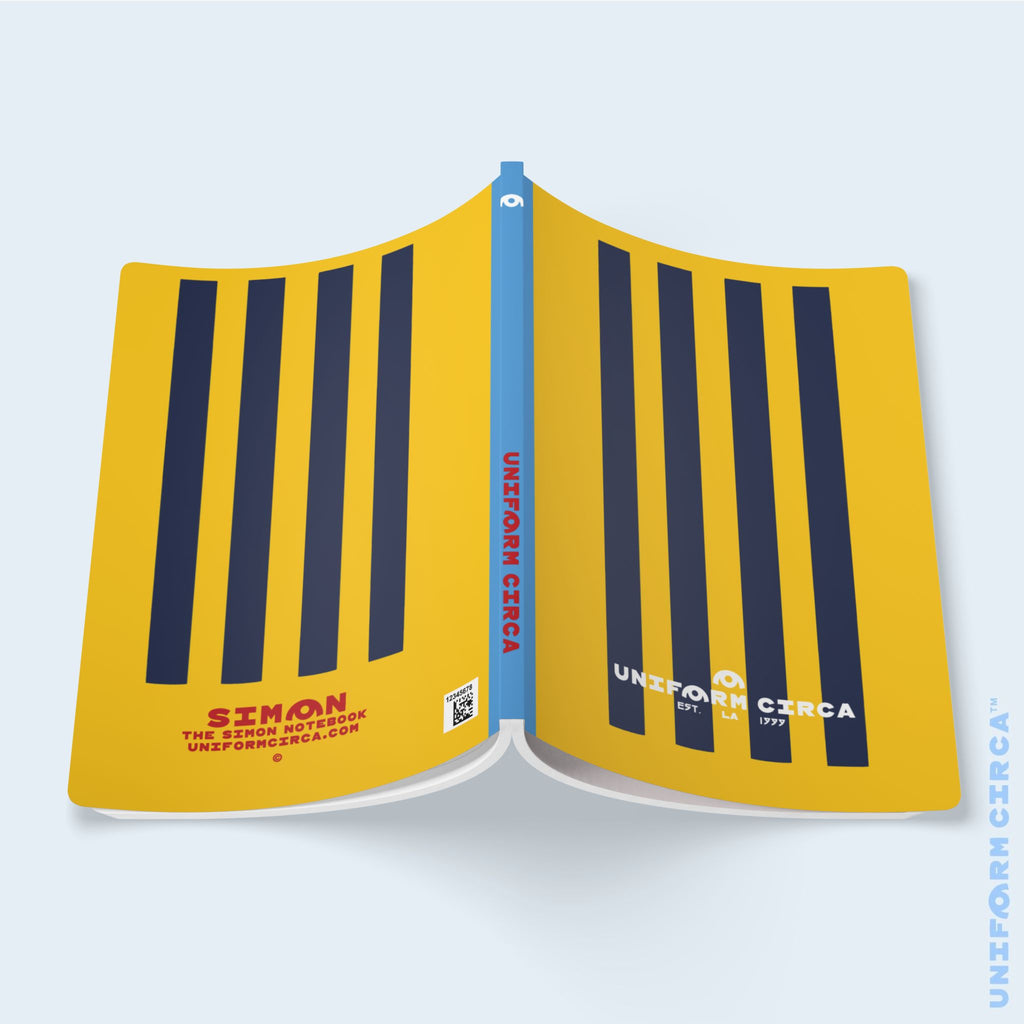 SIMON NOTE & SKETCH JOURNAL | NAVY/YELLOW (SOFT COVER)