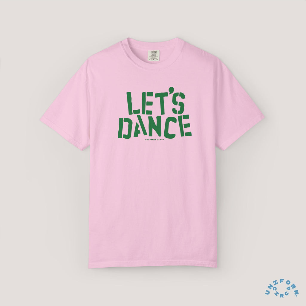 LET'S DANCE REVISITED CREWNECK T-SHIRT | PRINTED GREEN