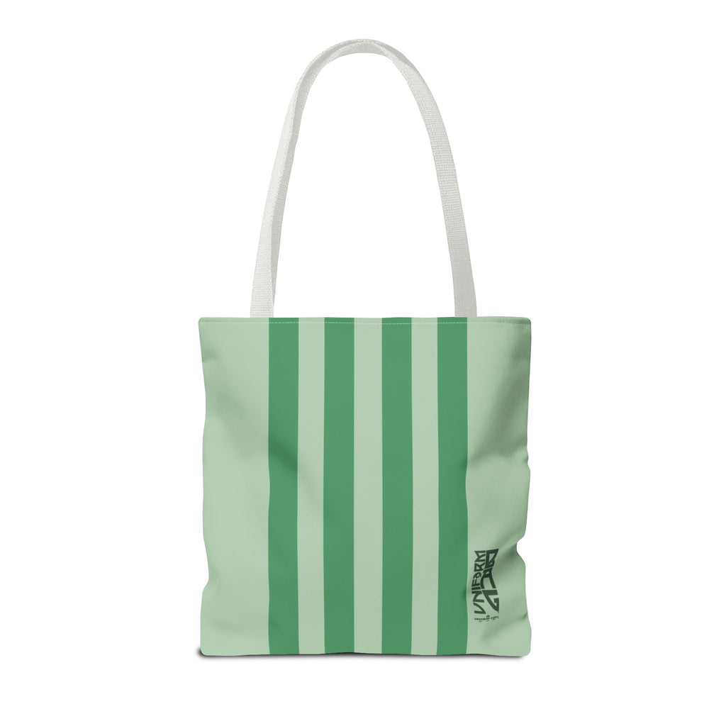 RACER JR. BAG | CUCUMBER/BOWLING GREEN | Stylish Minimalist Tote Bag, Eco-Friendly Shopping Bag, Chic Carryall, Reusable Tote, Fashionable Beach Bag, Trendy Everyday Essentials