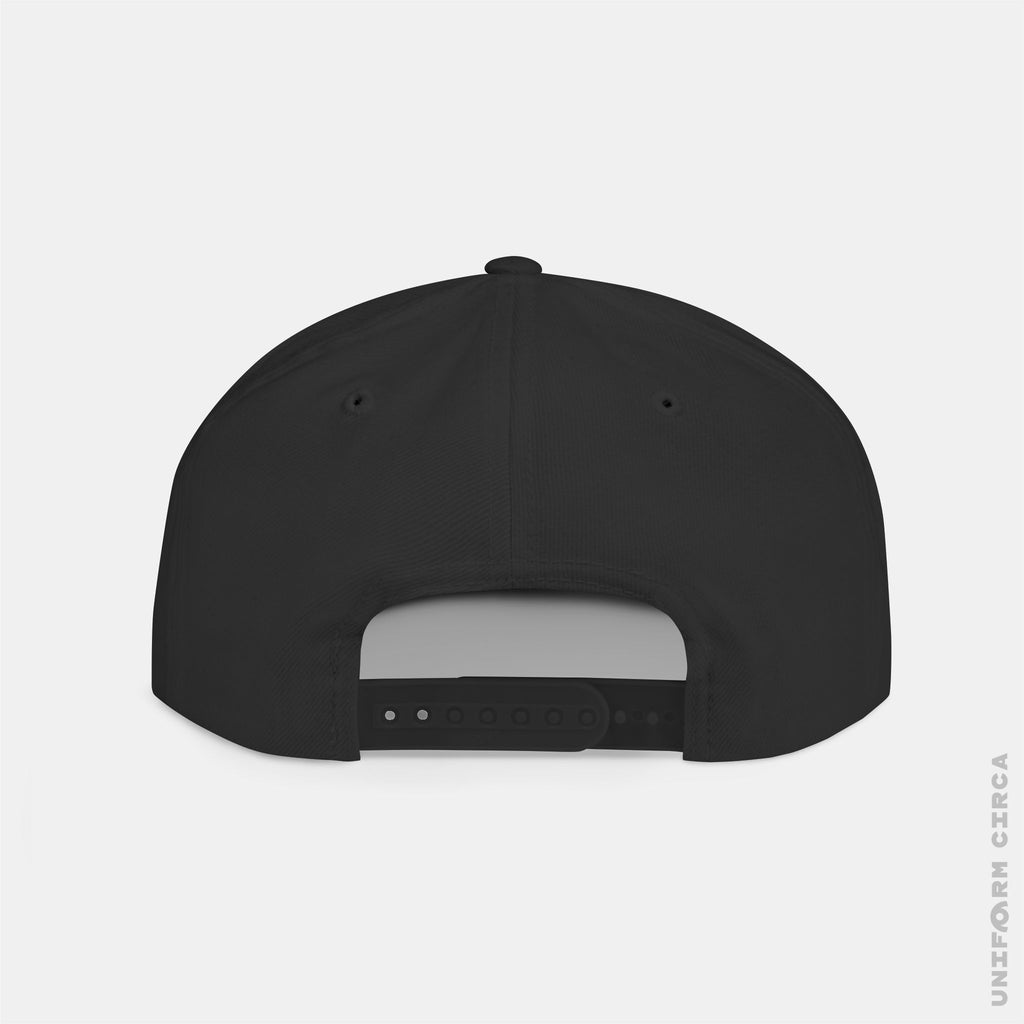 UNIFORM OYSTER ALL | Embrodered White | Flat Bill Snapback