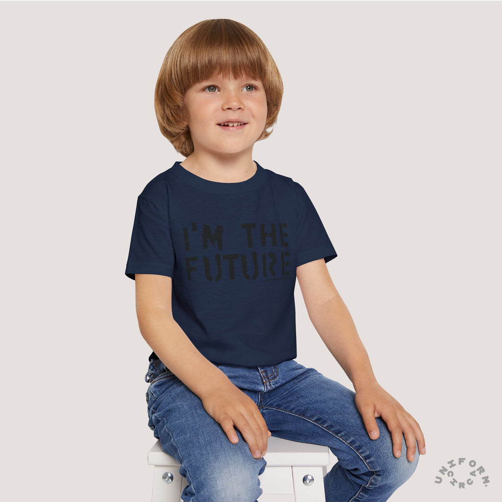 I'M THE FUTURE Design Toddler T-Shirt - Perfect for Playful Days | Black