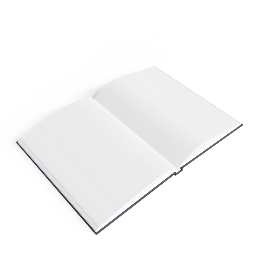 SIMON | JOURNAL & NOTEBOOK | Hardcover Blank Pages 5"x7" | GR Navy & Uniform Red