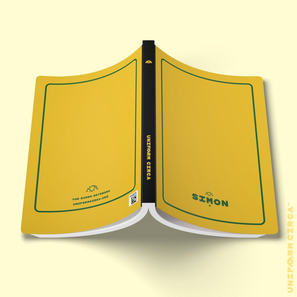 SIMON NOTE & SKETCH JOURNAL | YELLOW/GREEN (SOFT COVER)