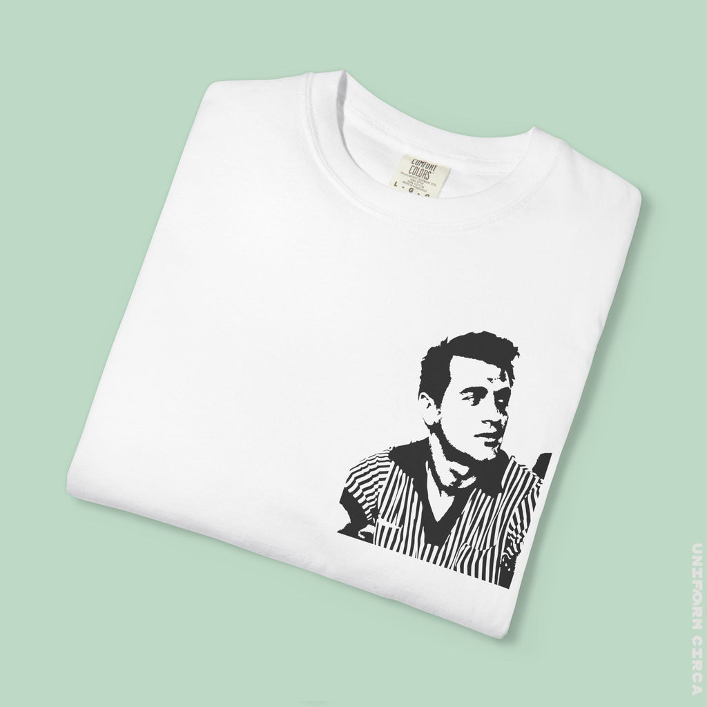 ROCK | CREWNECK T-SHIRT | PRINTED | Retro-Inspired Unisex Garment-Dyed T-Shirt with Iconic Design
