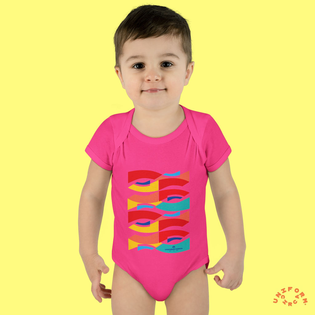 Wavey Kidsplay | Infant Baby Rib Bodysuit | Multiple Colors
