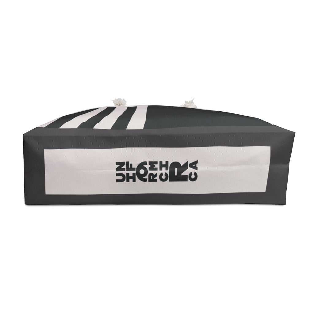 EDGE RACER MAX GHOST BAG | BLACK/SILVER/CHARCOAL | Stylish Travel Tote, Gym Bag, Beach Bag, Personalized Gift, Spacious Weekend Accessories