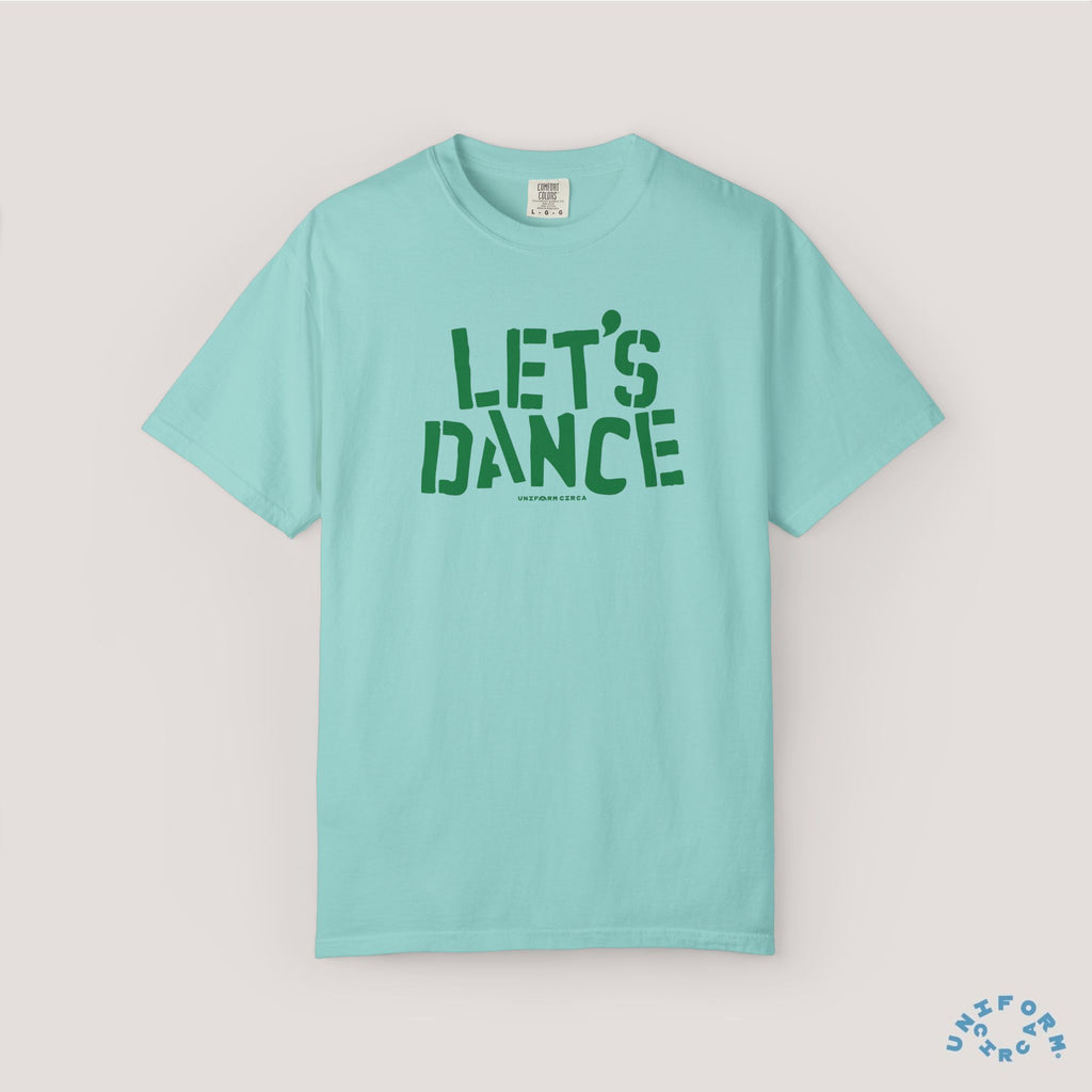 LET'S DANCE REVISITED CREWNECK T-SHIRT | PRINTED GREEN
