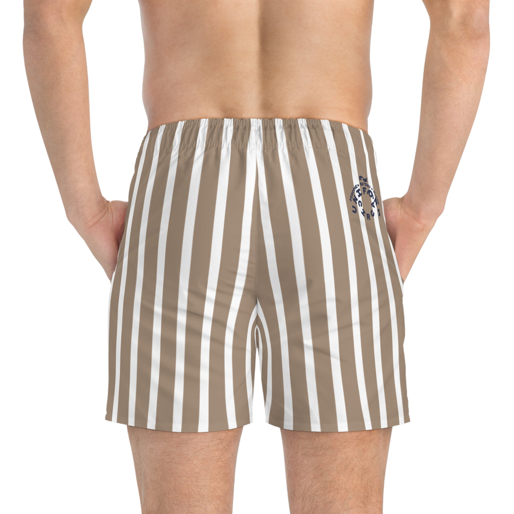 WET SAND CLASSIC STRIPE SWIM TRUNKS | Printed
