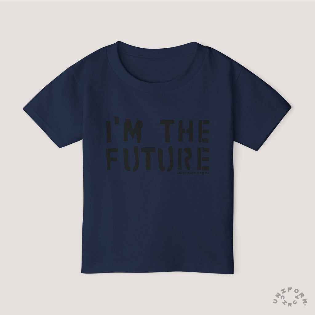 I'M THE FUTURE Design Toddler T-Shirt - Perfect for Playful Days | Black