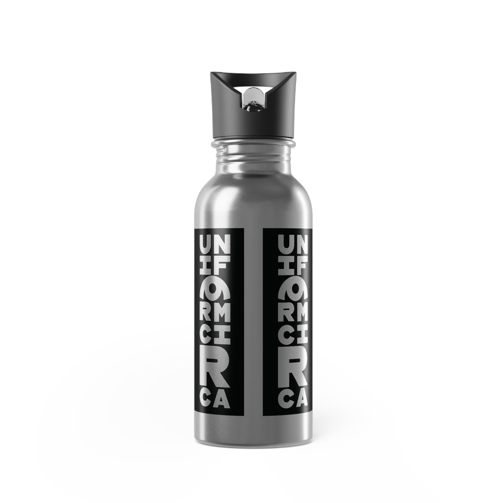 UNIFORM FULL STACK | BPA FREE, Eco-Friendly 20oz Stainless Steel Water Bottle with Straw