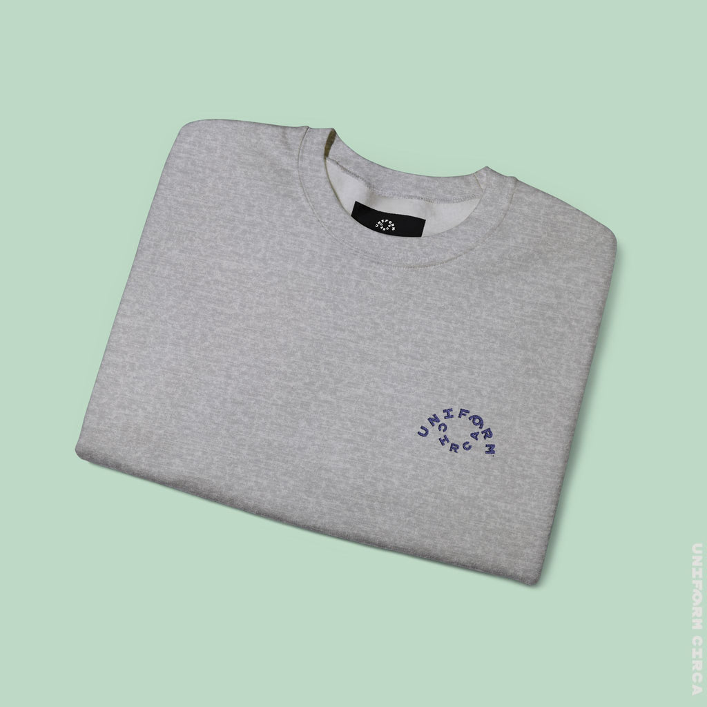 OCULUS LOGO CREWNECK SWEATSHIRT | Black Embroidery