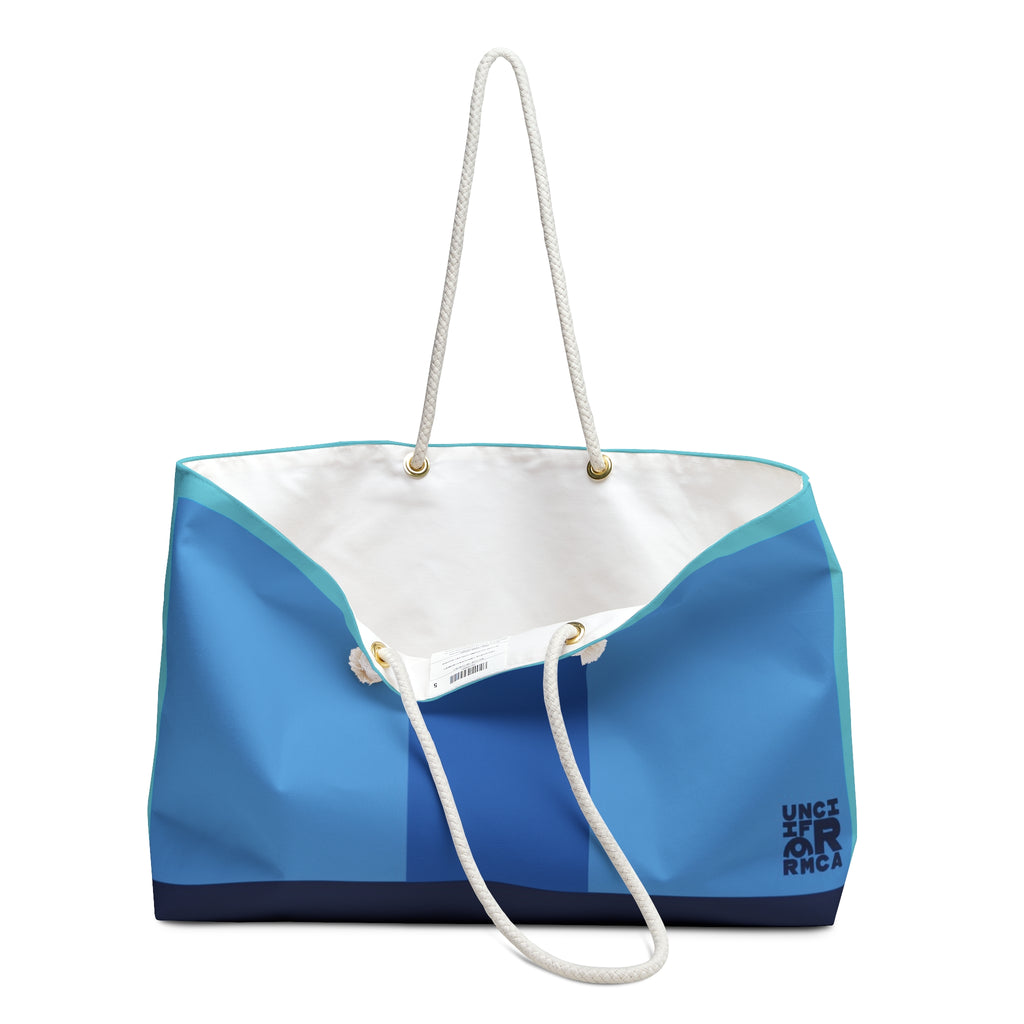 THE MAX BAG | All Blues Weekender Bag - Stylish Travel Tote, Gym Bag, Beach Bag, Personalized Gift, Spacious Weekend Accessories