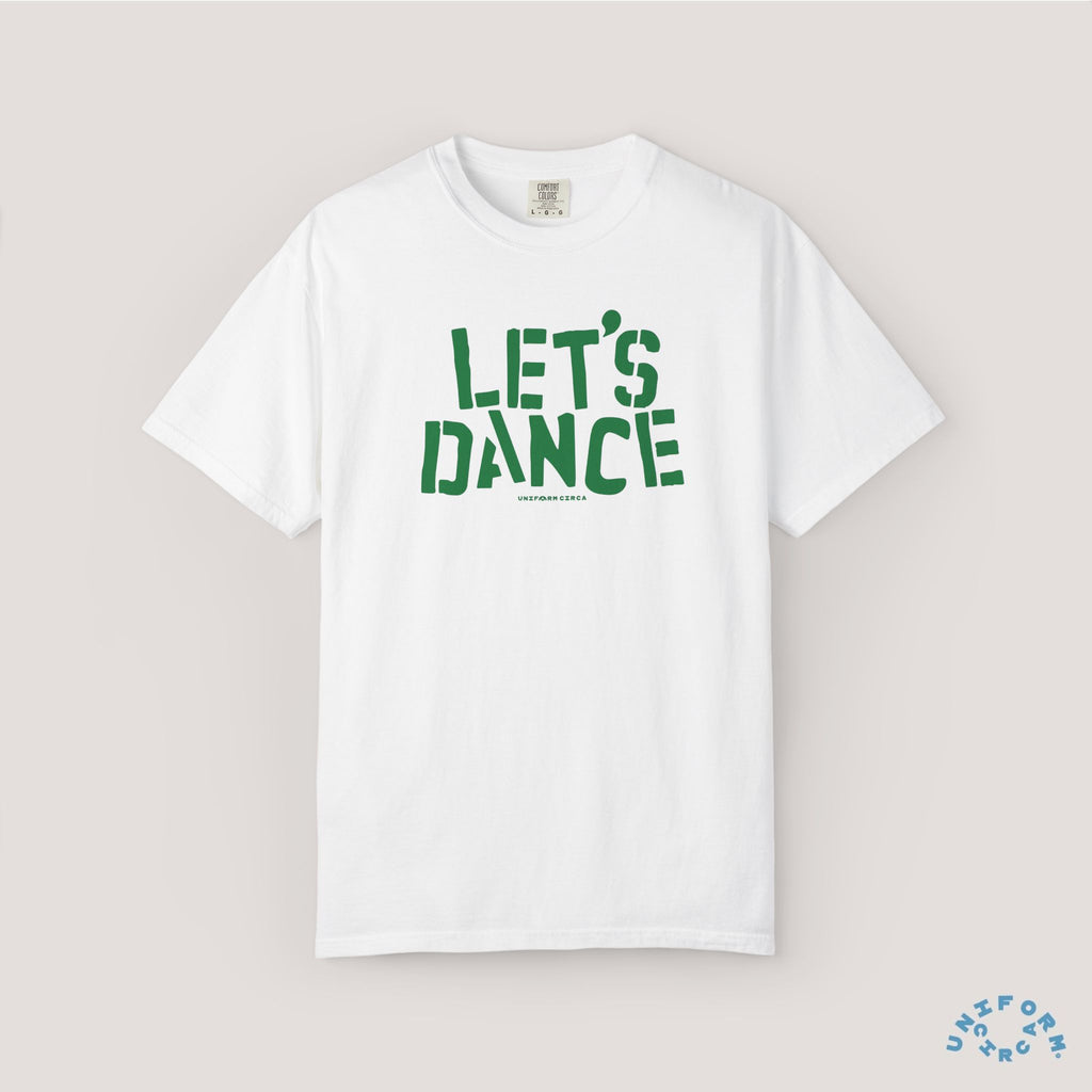 LET'S DANCE REVISITED CREWNECK T-SHIRT | PRINTED GREEN