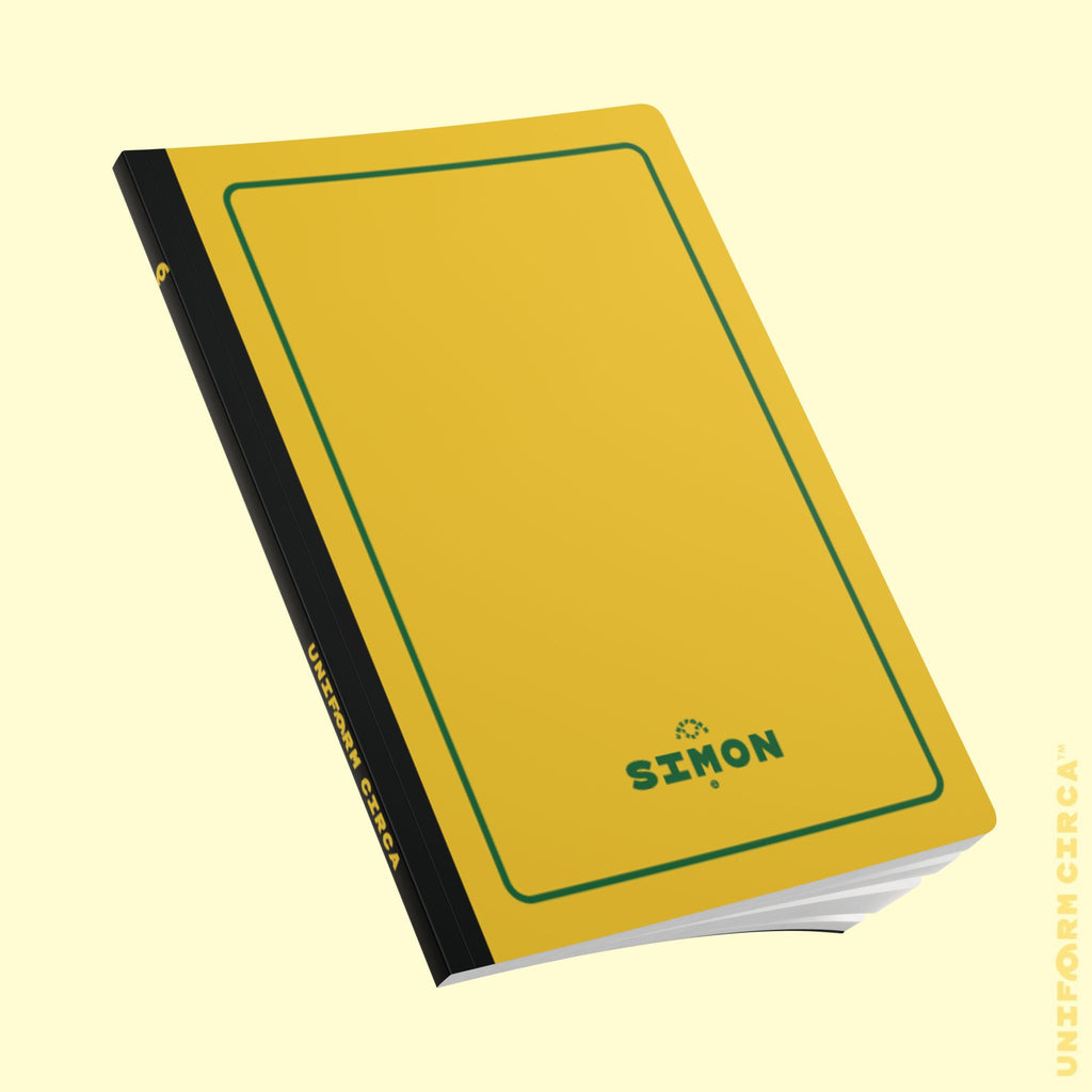 SIMON NOTE & SKETCH JOURNAL | YELLOW/GREEN (SOFT COVER)