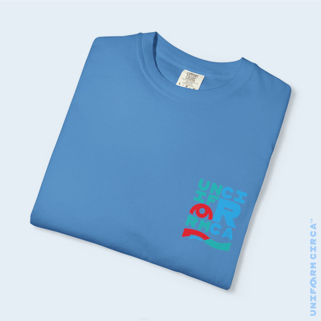 C BLOCK | CREWNECK T-SHIRT | Printed Unisex Garment-Dyed Graphic Tee
