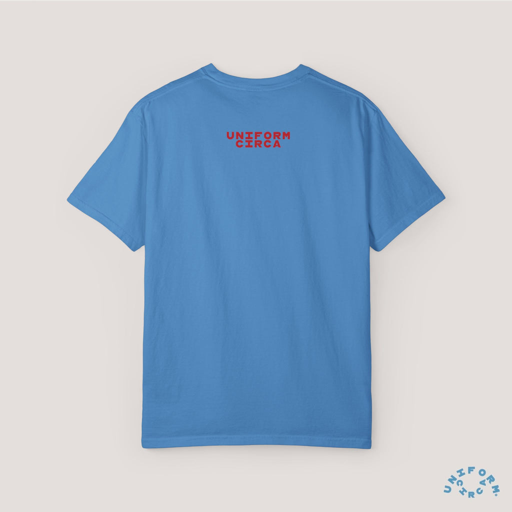 LET'S DANCE REVISITED CREWNECK T-SHIRT | Printed Blue