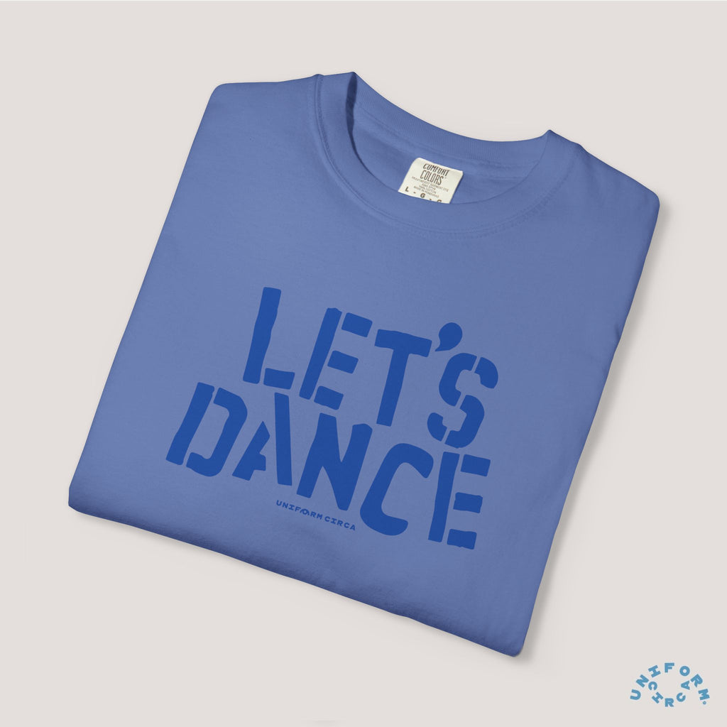 LET'S DANCE REVISITED CREWNECK T-SHIRT | Printed Blue