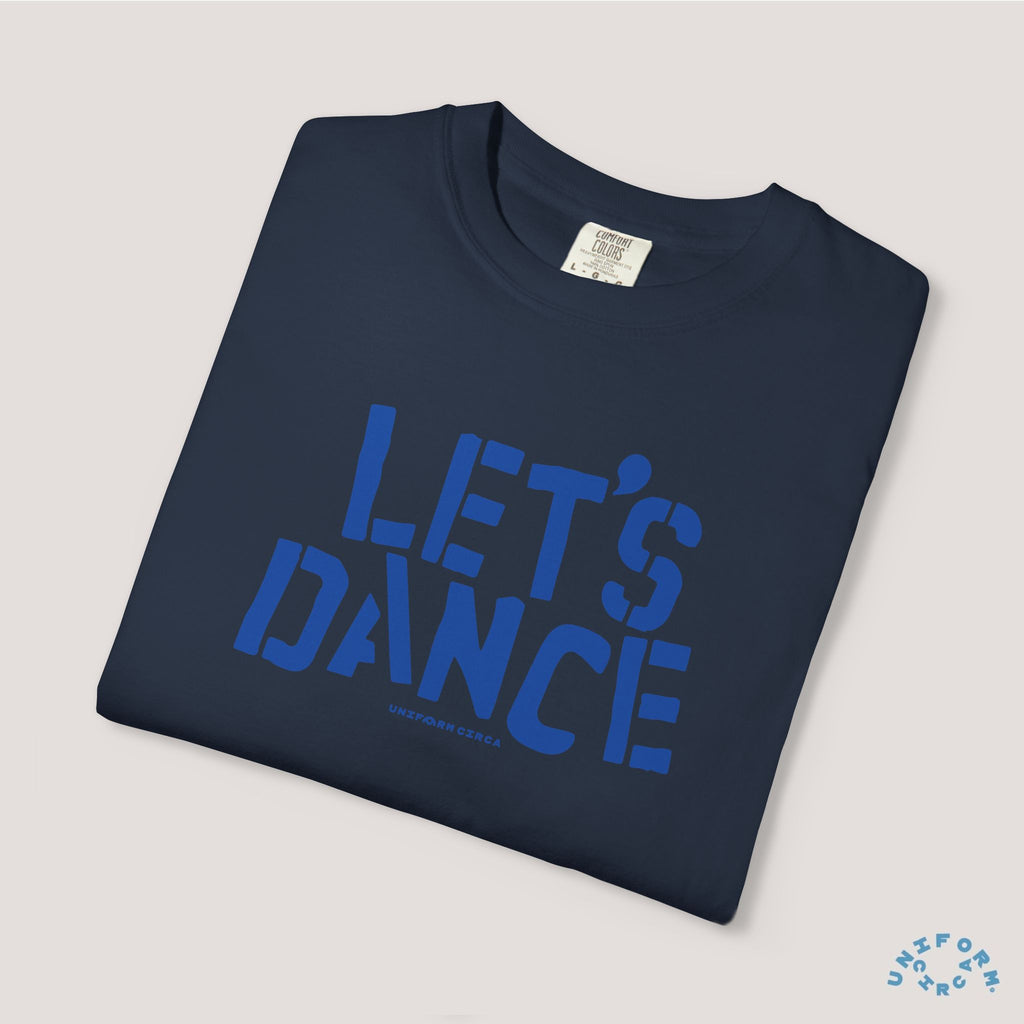LET'S DANCE REVISITED CREWNECK T-SHIRT | Printed Blue