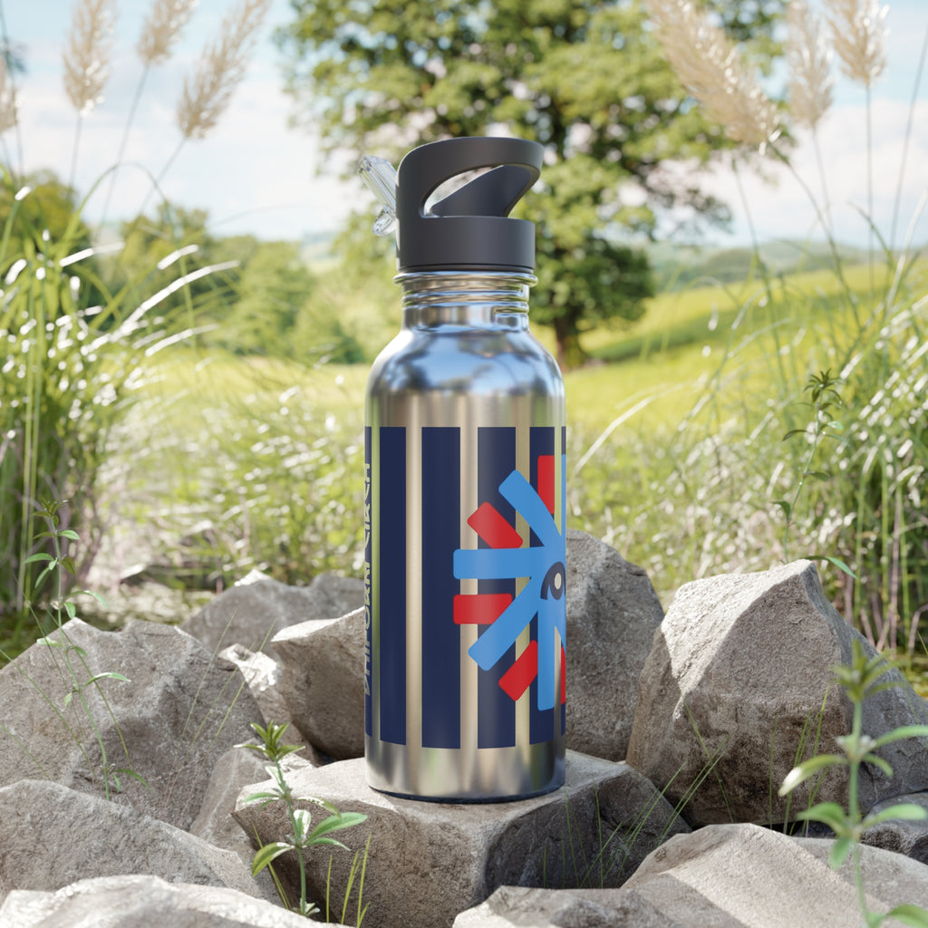UNIFORM SEA-RAKER | BPA FREE, Eco-Friendly 20oz Stainless Steel Water Bottle with Straw