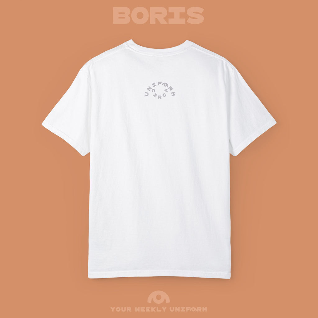 BORIS WEDNESDAY | CREWNECK T-SHIRT | PRINTED BLACK