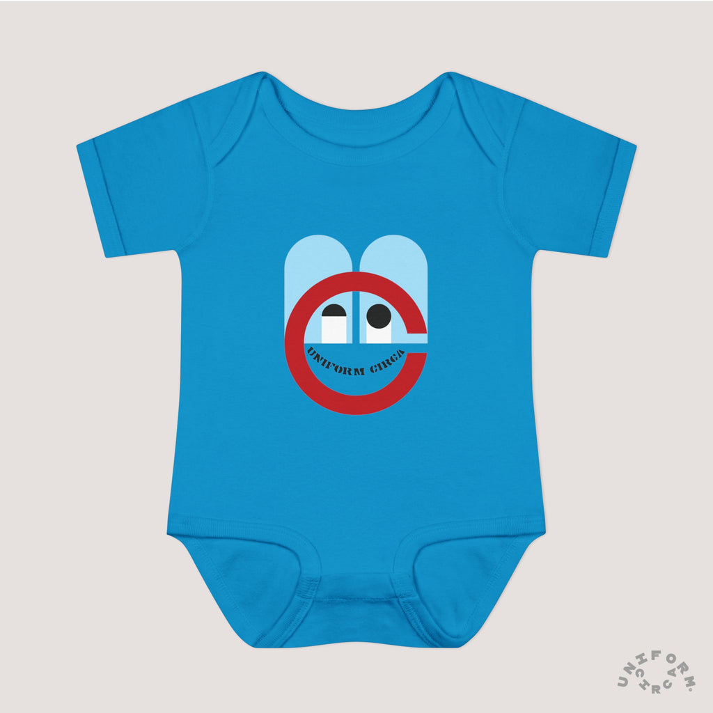 FUNNY BUNNY - Infant Baby Rib Bodysuit - Adorable Bunny-Like Graphic | Multiple Colors