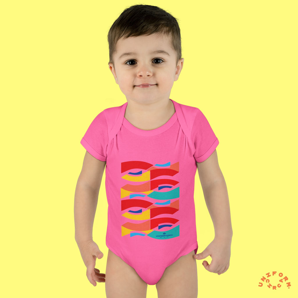 Wavey Kidsplay | Infant Baby Rib Bodysuit | Multiple Colors