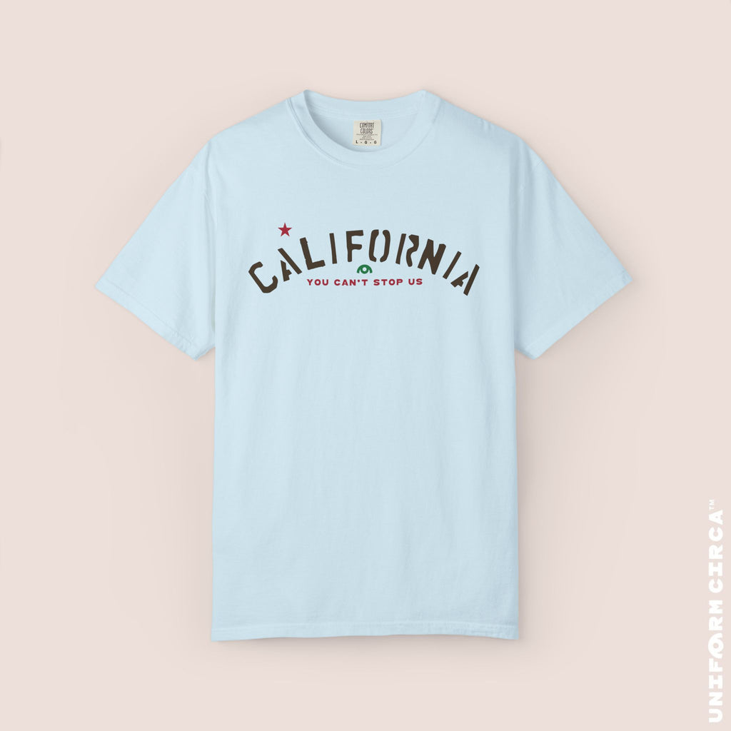 CALIFORNIA CAN'T STOP T-SHIRT | Flag Color Print