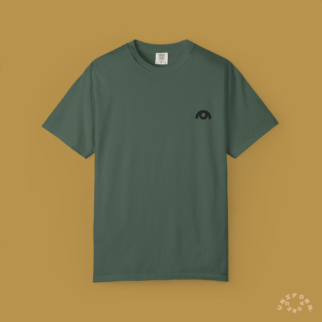 OYSTER LOGO CREWNECK T- SHIRT | Printed Black