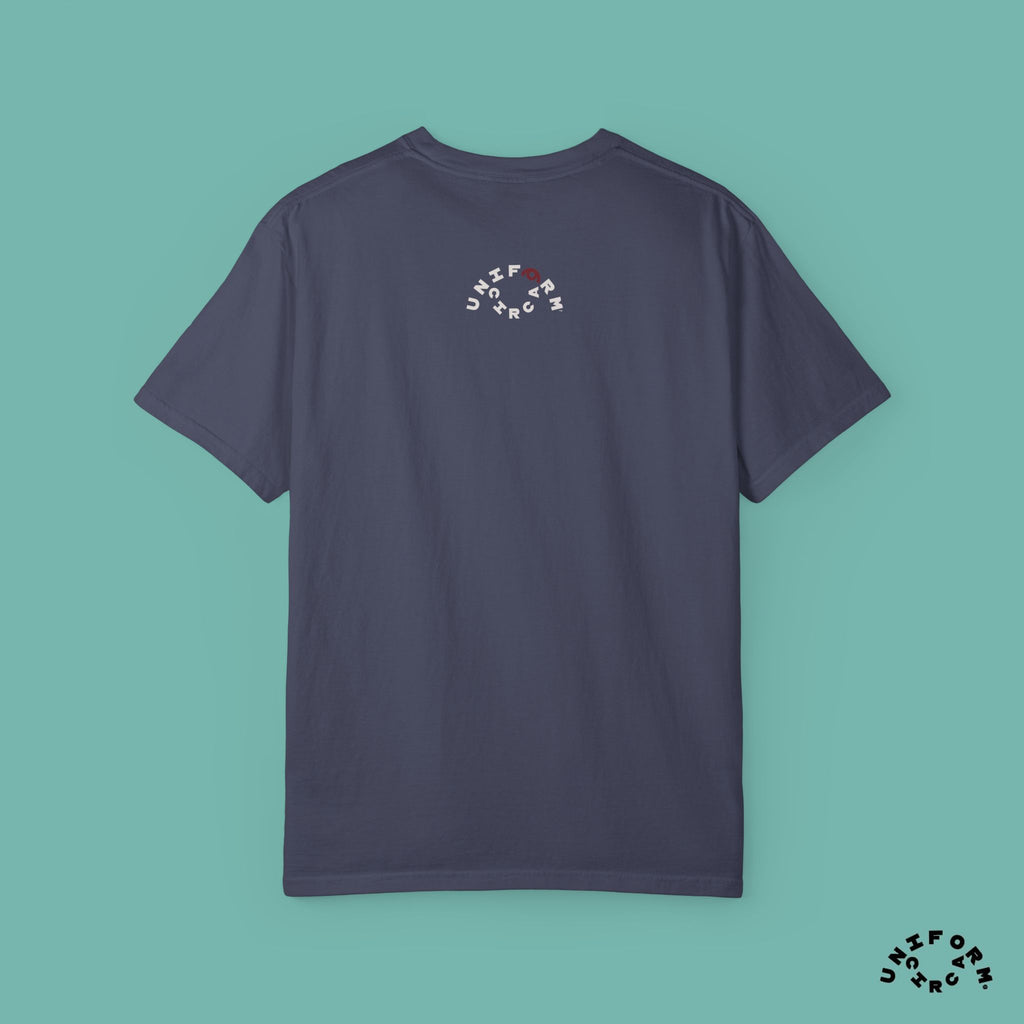 CALIFORNIA BLUEPRINT CREWNECK T-SHIRT | Printed